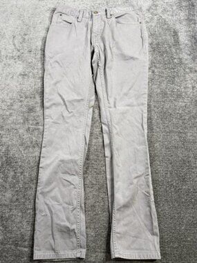 Free World Quality Construction Night Train Men's Jeans Gray‎ Size 30 Cotton